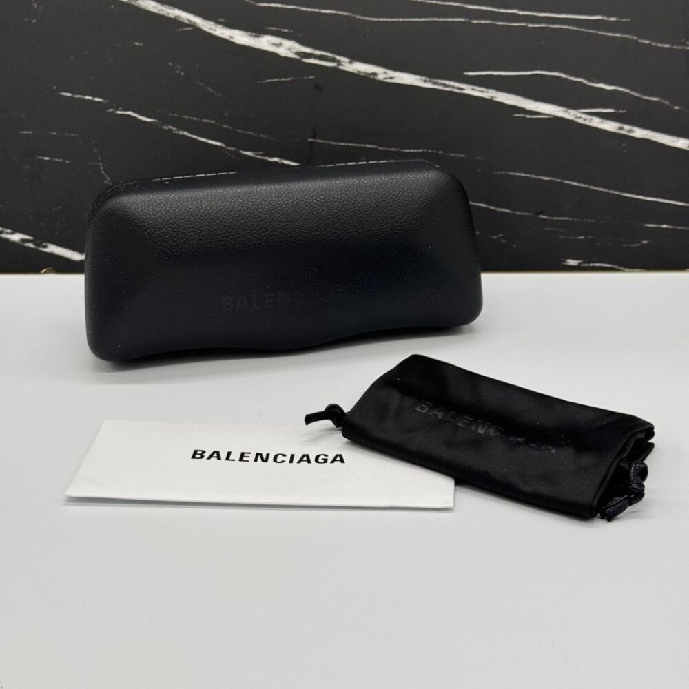 NEW BB0227S 001 BALENCIAGA DARK GOLD/GREY MEN BALENCIAGA SUNGLASSES - Picture 13 of 13